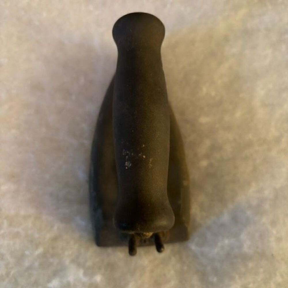 Vintage Universal Electric Iron Wood Handle